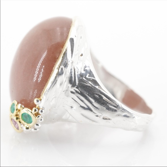 35 Carat Strawberry Quartz Ring - Picture 3 of 4